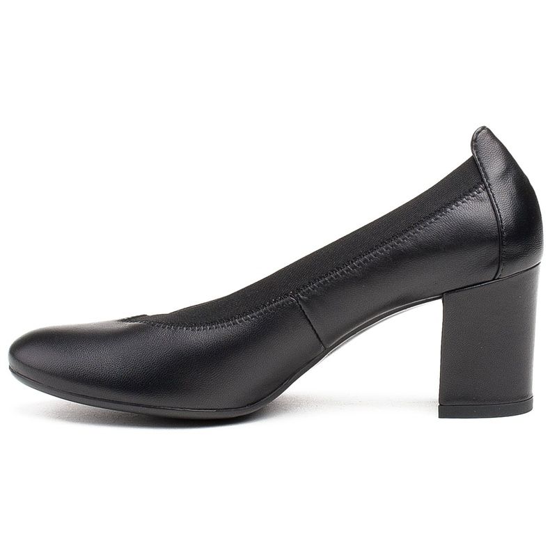 Marco Shoes Lodičky s pohodlnou stélkou a gumou ve svršku černý 2