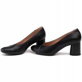 Marco Shoes Pohodlné černé lodičky Marco 1729P černý 2