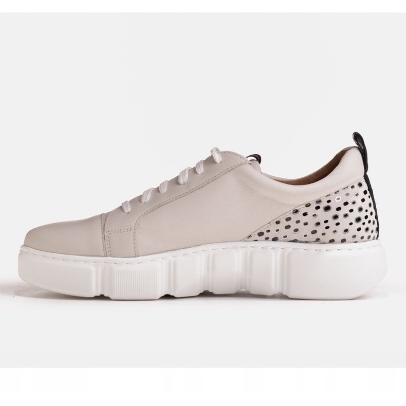 Marco Shoes Béžové tenisky s logem Marco na patě béžový 1 Marco Shoes Béžové tenisky s logem Marco na patě béžový 1