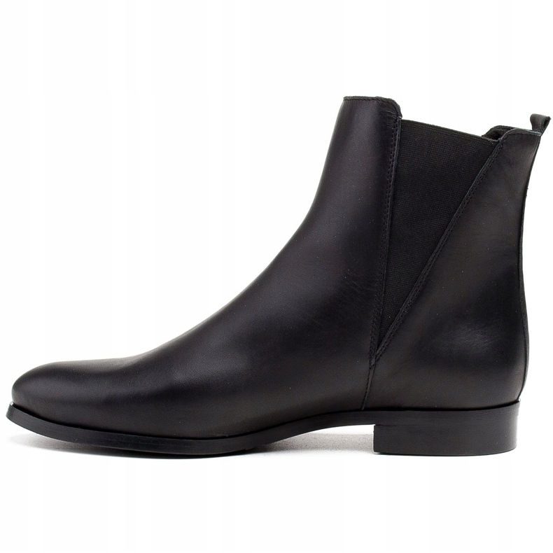 Marco Shoes Ploché 1284B Marco boty s gumou černý 1