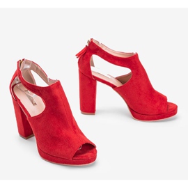 Atlantické sandály s červenou stopkou červené 1 Atlantické sandály s červenou stopkou červené 1