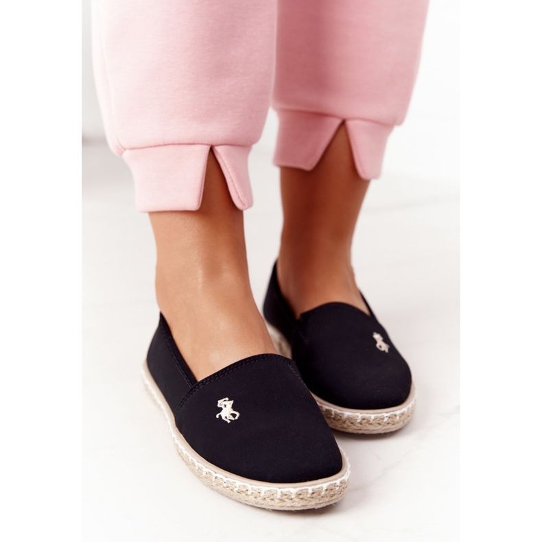 NEWS Dámské espadrilky Black Reyna černý 1