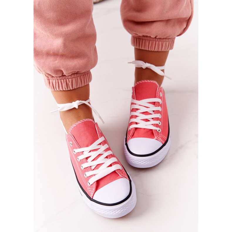 Dámské klasické tenisky Omerta Coral červené 1