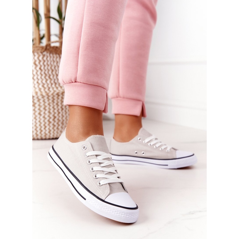 Dámské klasické tenisky šedé barvy Omerta šedá 1