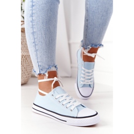 Dámské klasické tenisky modré Omerta modrý 2