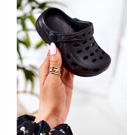 Dětské pantofle Pěnové Crocs Black Lucas černý 1