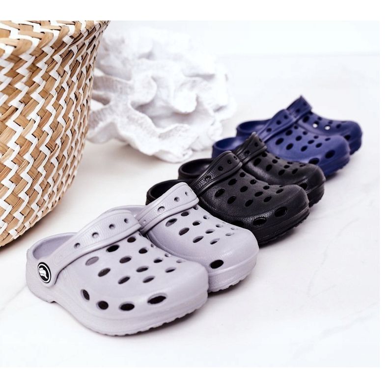 Dětské pantofle Pěnové Crocs Black Lucas černá 2
