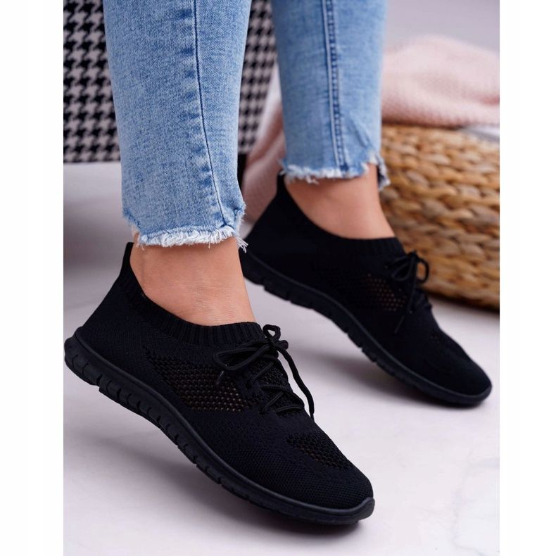 PE1 Dámská sportovní obuv Black Jenny černá 1