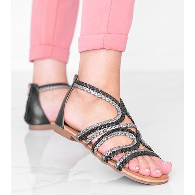 Dámské sandály Black Velvet Night černá 1