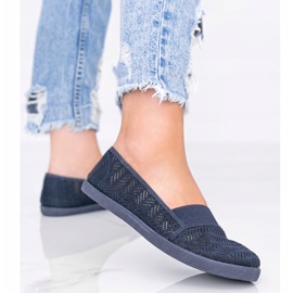 Vicky tmavě modré tenisky Slip On námořnická modrá 2
