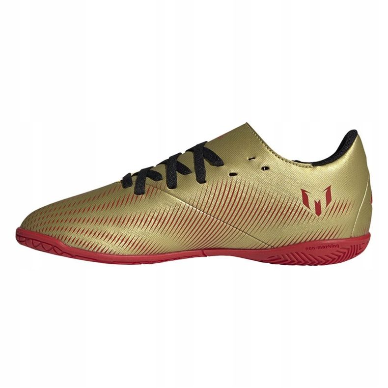 Kopačky Adidas Nemeziz Messi.4 In Jr FY0811 zlatý zlatý 1 Kopačky Adidas Nemeziz Messi.4 In Jr FY0811 zlatý zlatý 1