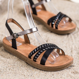 Queen Vivi Módní sandály černá 1