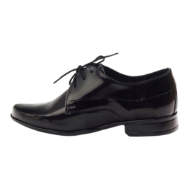 Black Varninged Boys, Communion Boys Gregors 429 Kožená vložka černý 1