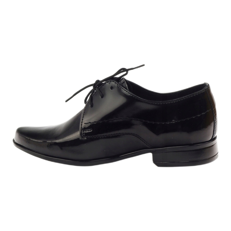 Black Varninged Boys, Communion Boys Gregors 429 Kožená vložka černý 1
