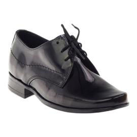 Black Varninged Boys, Communion Boys Gregors 429 Kožená vložka černá 4