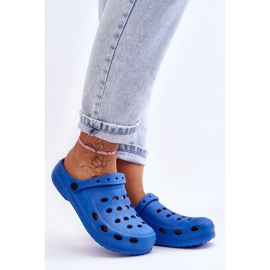 Flameshoes Dámské modré pantofle Eva Foam modrý 4