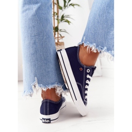 Dámské tenisky Lee Cooper LCW-21-31-0095L Navy Blue bílý námořnická modř 2