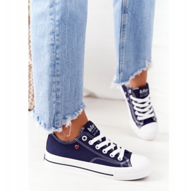 Dámské tenisky Lee Cooper LCW-21-31-0095L Navy Blue bílý námořnická modř 1