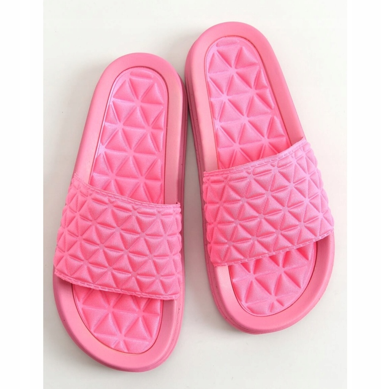 Dámské fuchsiové pantofle 10-251 Fushia růžový 1 Dámské fuchsiové pantofle 10-251 Fushia růžový 1