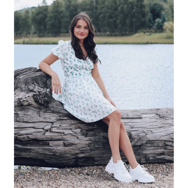 SHELOVET Bílé tenisky s perlami bílý 1