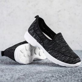 SHELOVET Prolamované sportovní boty černá 1