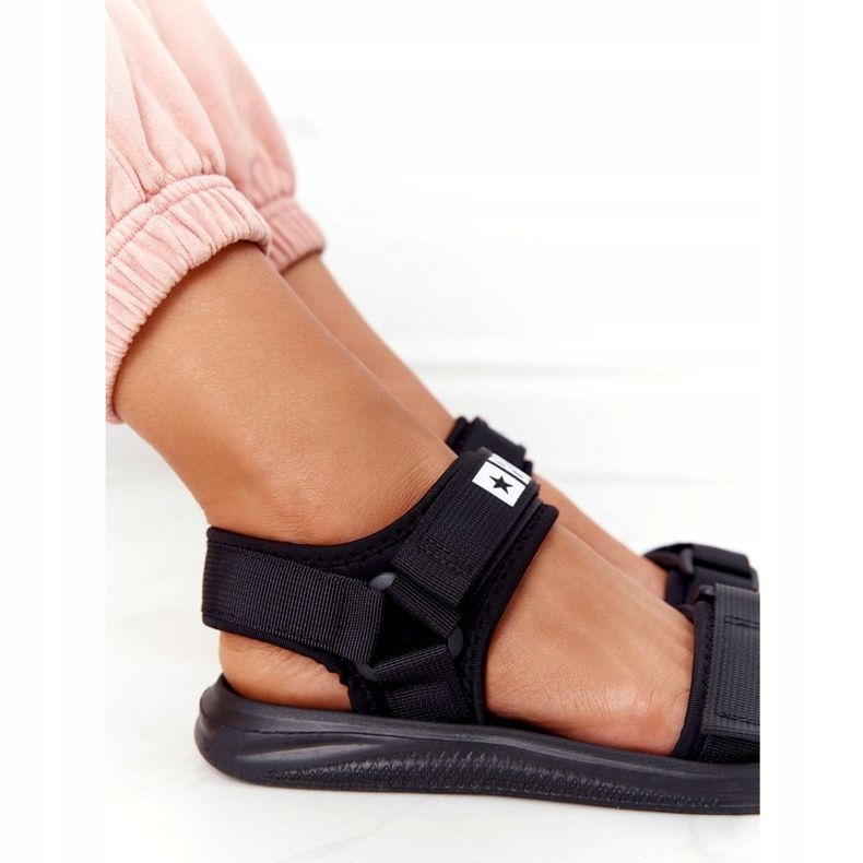 Dámské sportovní sandály Big Star HH274A024 Black černá 4