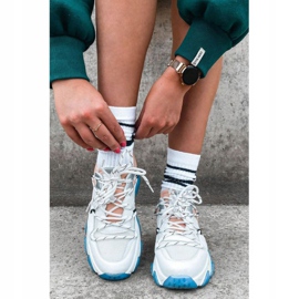 Sportovní obuv s velkými podrážkami GOE HH2N4034 White-Pink bílý 1