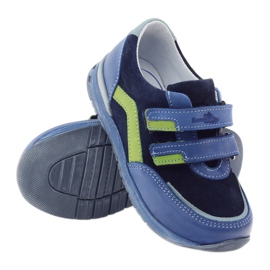 Chlapecké boty s tuřínem Ren But 3261 gr vícebarevný zelená modrý 3