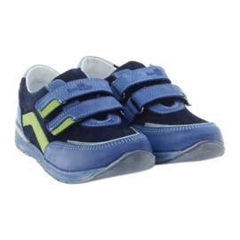 Chlapecké boty s tuřínem Ren But 3261 gr vícebarevný zelená modrý 4