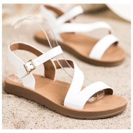 Cm Paris Neformální sandály s eko kůží bílý 1