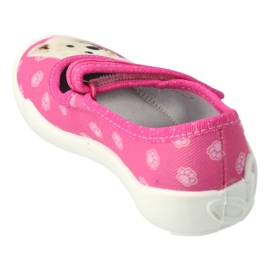 Dětské pantofle Befado 114x456 Pink s aplikací růžový 2