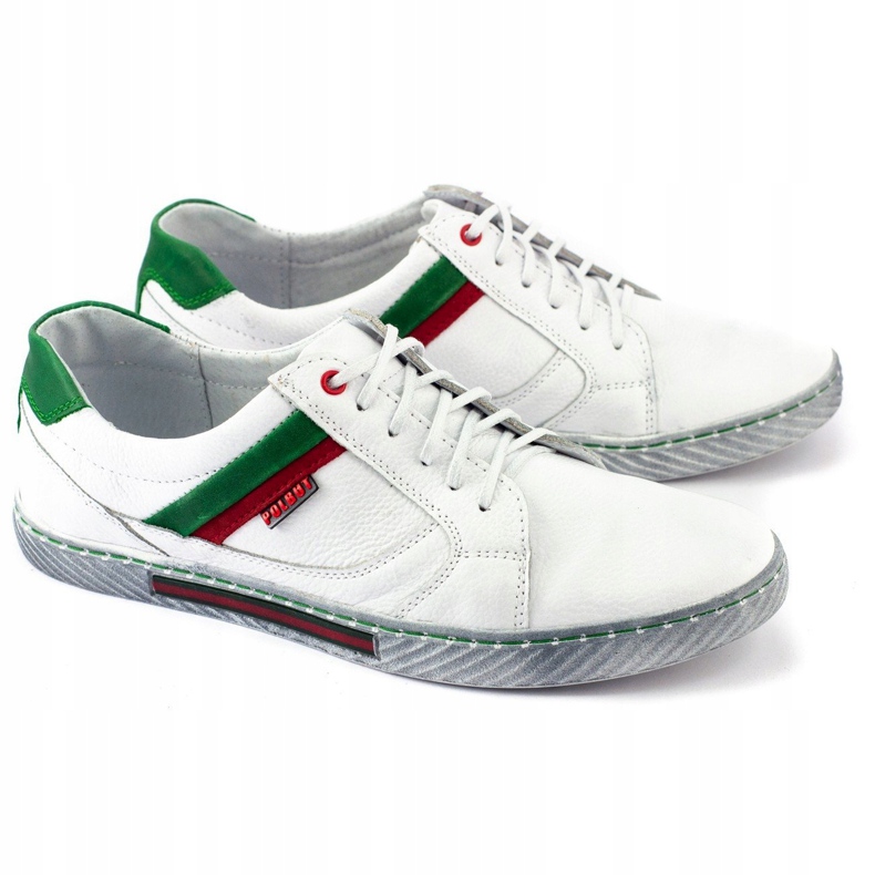 Polbut Bílé pánské boty J47 bílý 2