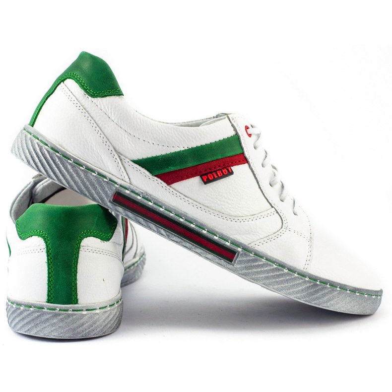 Polbut Bílé pánské boty J47 bílý 3