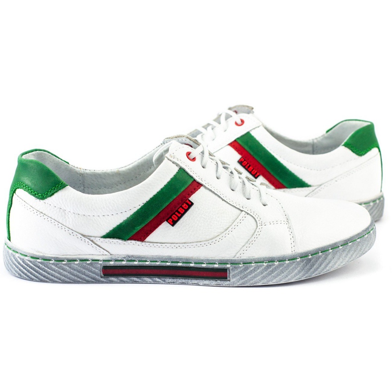 Polbut Bílé pánské boty J47 bílý 4