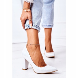 Lewski Shoes Saténové lodičky se zvířecím vzorem Lewski boty 2453 Silver stříbrný 2