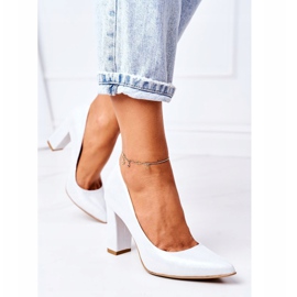 Lewski Shoes Saténové lodičky se zvířecím vzorem Lewski boty 2453 Silver stříbrný 1