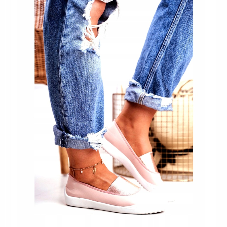 LU BOO Tenisky Nazouvací Nazouvací tenisky Pink Justy růžový 1