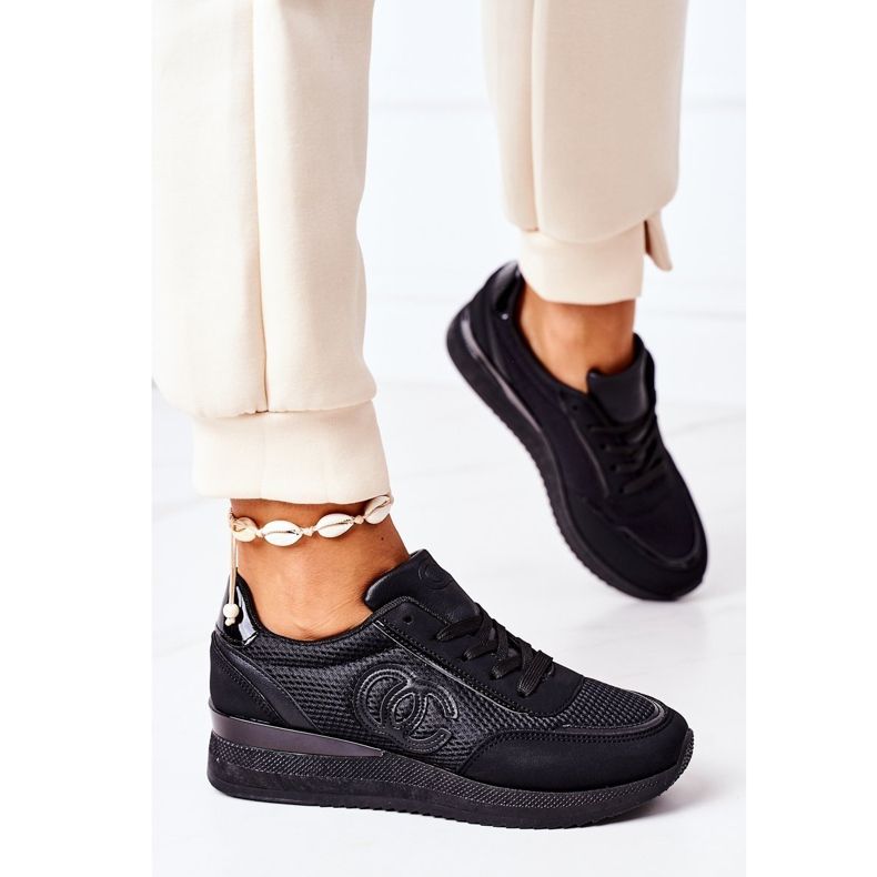 PE1 Dámská sportovní obuv Tenisky Black Under Control černá 2 PE1 Dámská sportovní obuv Tenisky Black Under Control černá 2