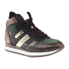 McArthur Dámské kovové měděné sportovní boty hnědý 1