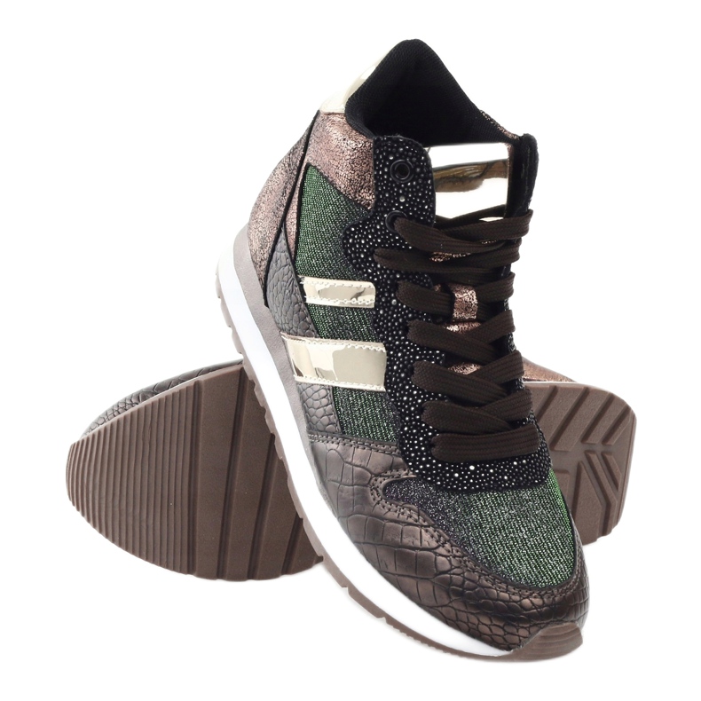 McArthur Dámské kovové měděné sportovní boty hnědý 3