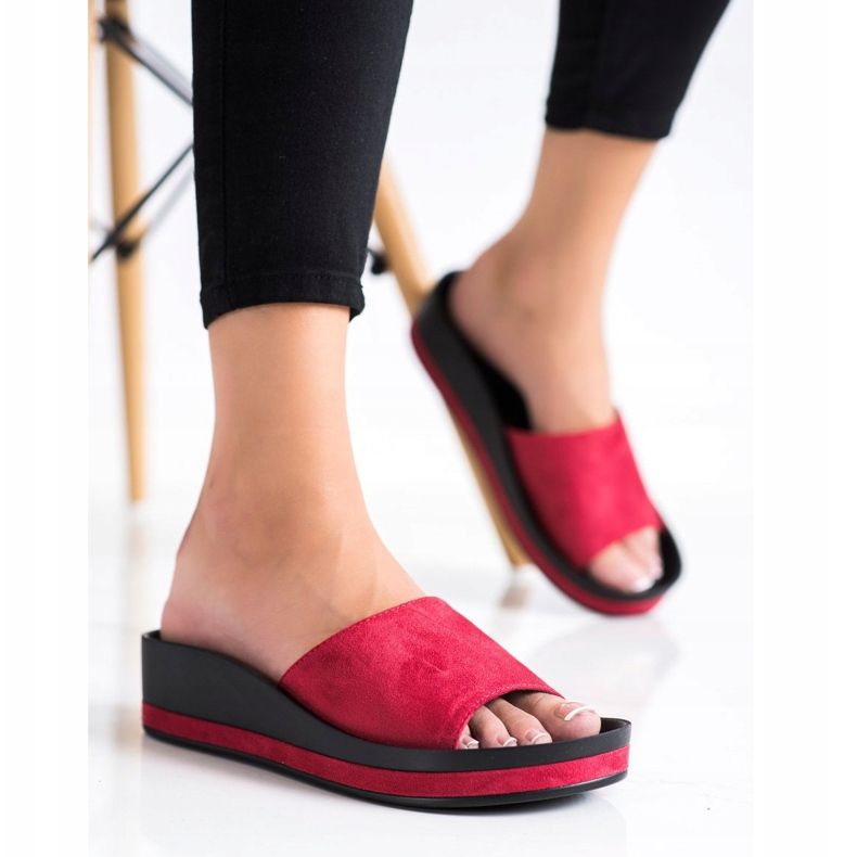 Neformální pantofle VINCEZA červené 1