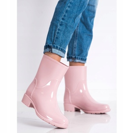 SHELOVET Růžové galoše růžový 1