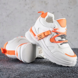 SHELOVET Bílé módní tenisky bílý 1