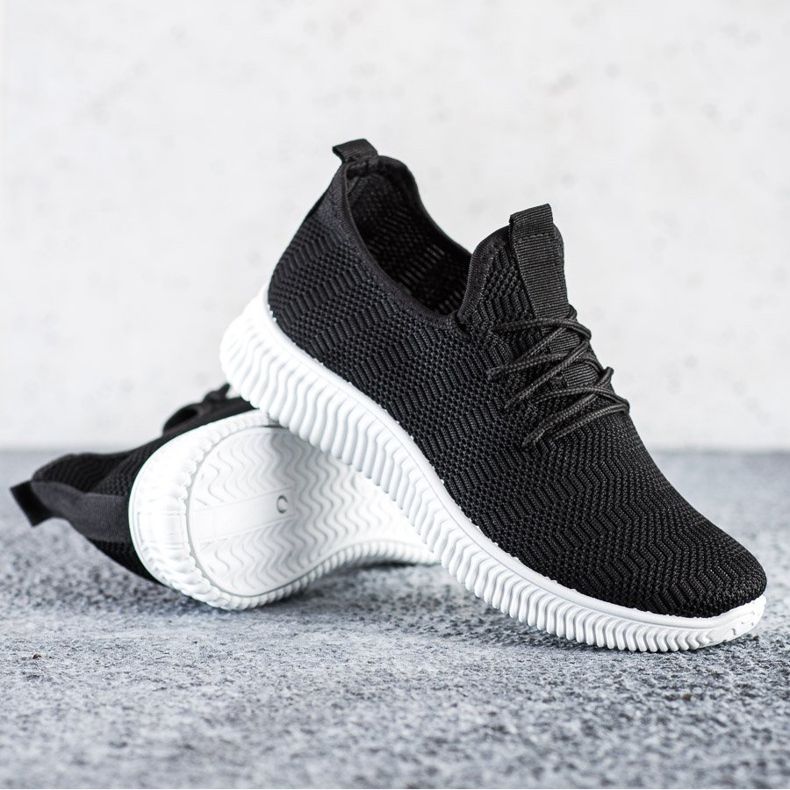 SHELOVET Textilní sportovní obuv černá 1 SHELOVET Textilní sportovní obuv černá 1