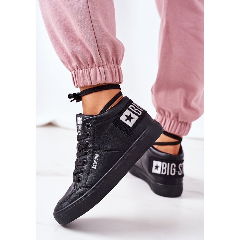 Dámské tenisky Big Star Warm Black EE274351 černý 1