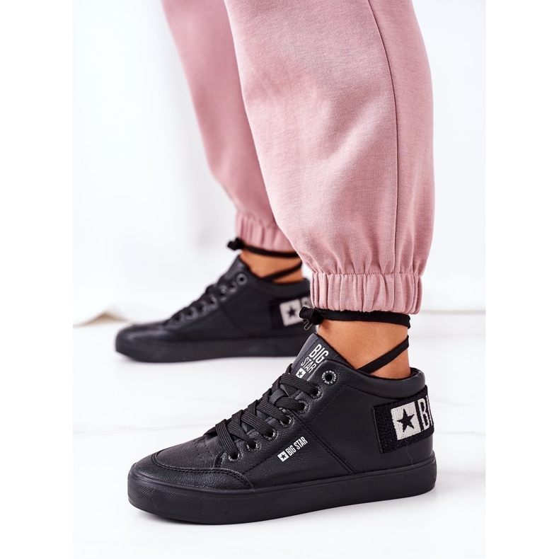 Dámské tenisky Big Star Warm Black EE274351 černý 2