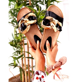 PS1 Bílé žabky s řetězem Poslední tanec bílý zlatý 1