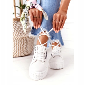 Dámské tenisky White Big City Life bílý 4