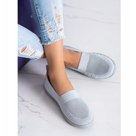 SHELOVET Prolamované slipy šedá 1