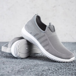 SHELOVET Nazouvací sportovní obuv šedá 1